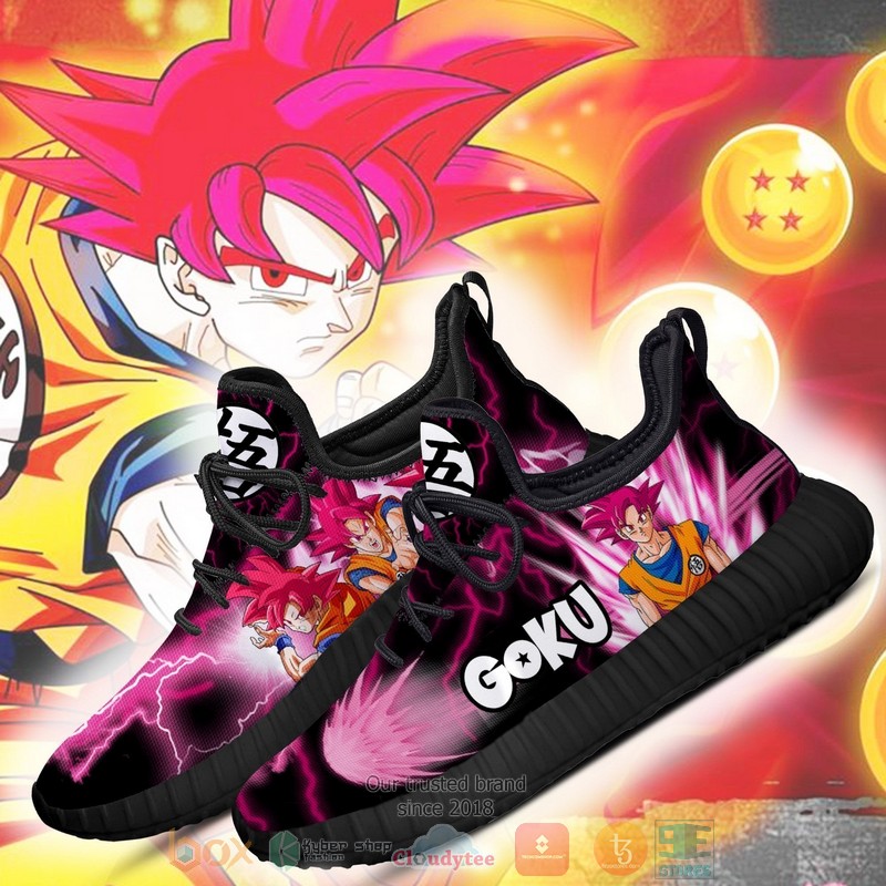 Goku God Dragon Ball Anime Reze Shoes 1