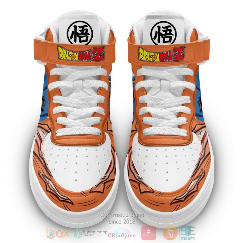 Goku Ki Blast Dragon Ball Anime High Air Force Shoes 1