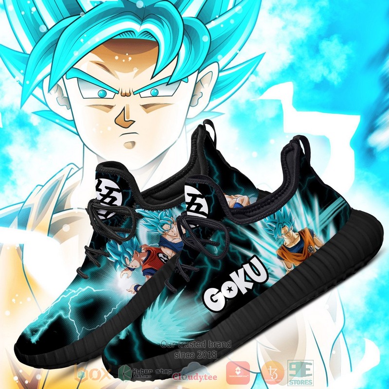 Goku Saiyan Blue Dragon Ball Anime Reze Shoes 1