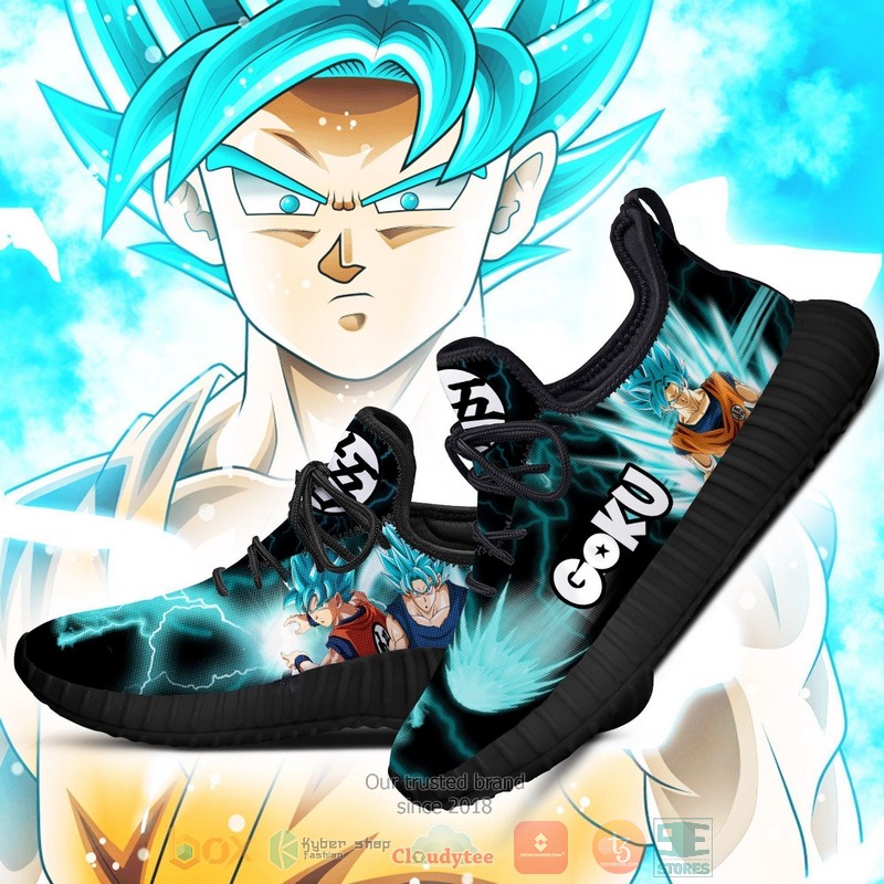 BEST Goku Saiyan Blue Dragon Ball Reze Shoes Sneaker 4 Goku Saiyan Blue Dragon Ball Anime Reze Shoes 1 2 3
