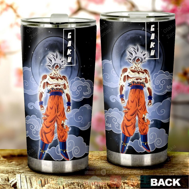 BEST Goku Ultra Instinct Dragon Ball Anime 3D Steel Tumbler 3 Goku Ultra Instinct Dragon Ball Anime Tumbler 1 2