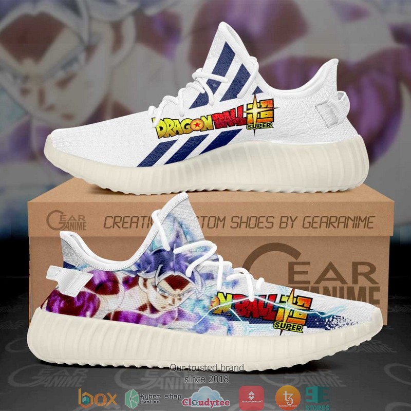 Goku Ultra Instinct Dragon Ball Anime Yeezy Sneaker Shoes