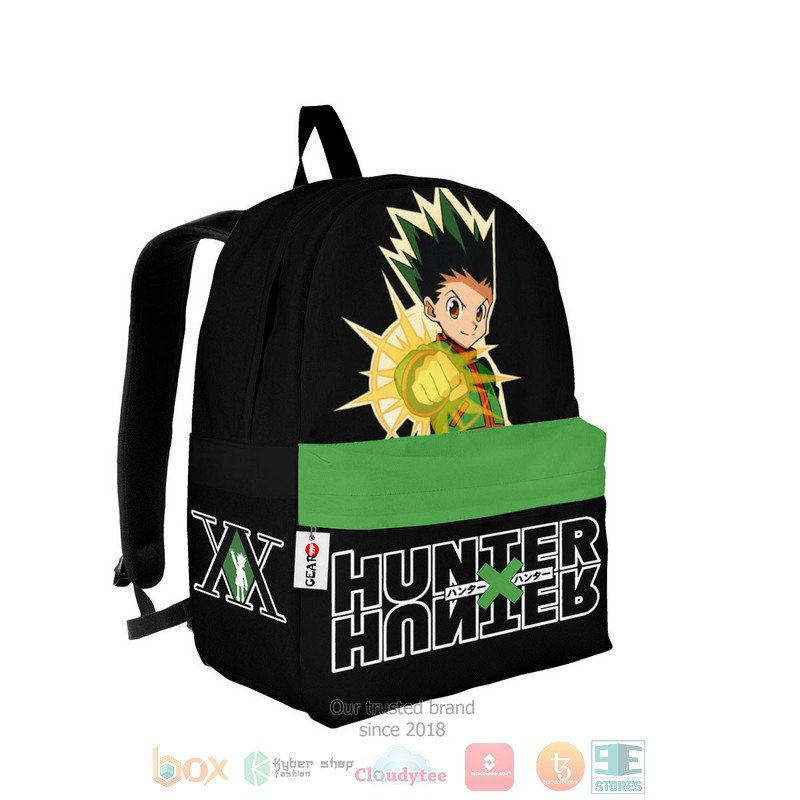 Gon Freecss Hunter x Hunter Anime black Backpack 1