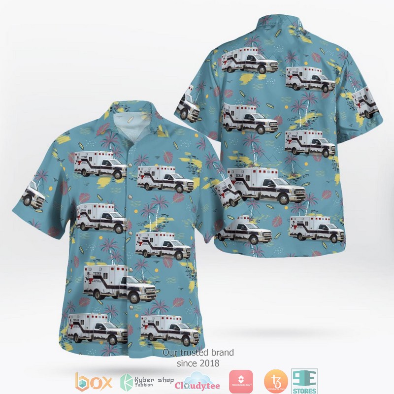Granbury Texas Texas EMS 3D Hawaii Shirt 8 Granbury Texas Texas EMS 3D Hawaii Shirt