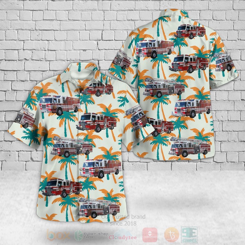 BEST Granby, Colorado, Grand Fire Protection District No. 1 3D Aloha Shirt word3