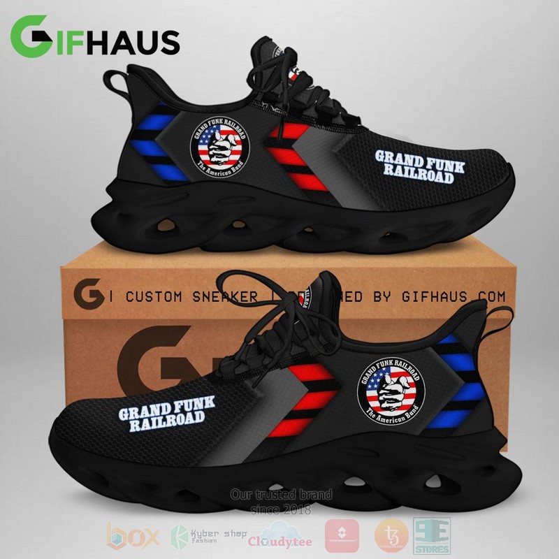 Grand Funk Railroad American Flag Clunky Max Soul Shoes