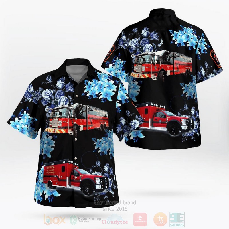 BEST Green Bay Metro Fire Department 3D Aloha Shirt 3 Green Bay Metro Fire Department Hawaiian Shirt