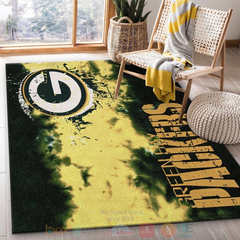 Green Bay Packers Fade NFL Team Area Rugs