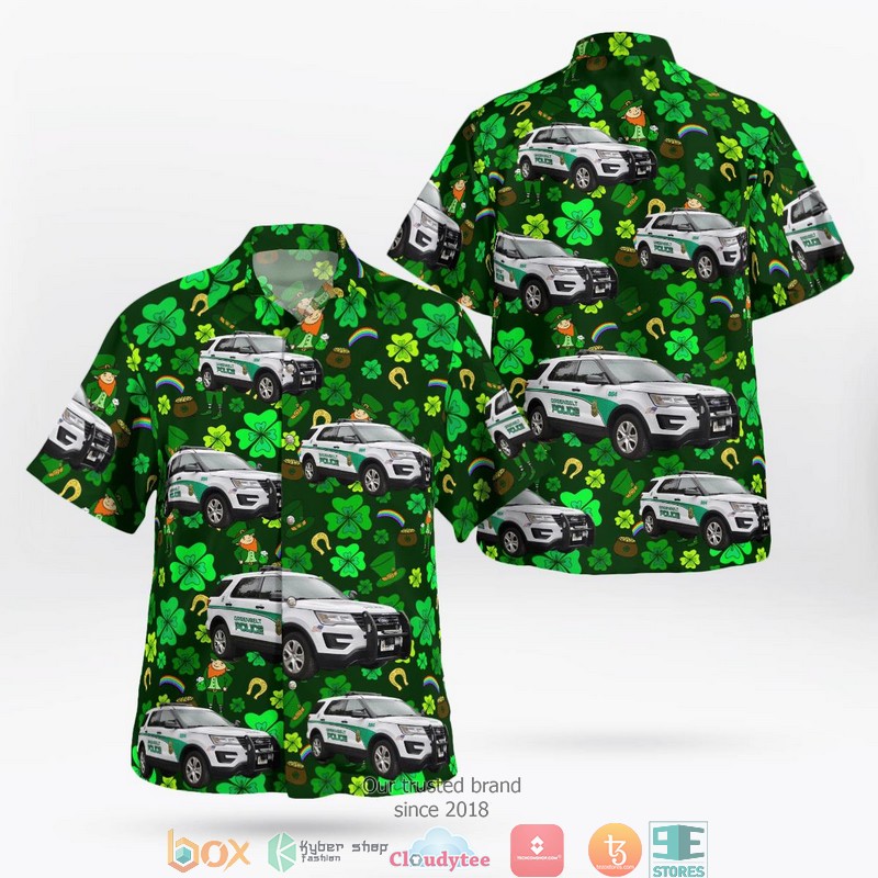 Greenbelt Police Department Greenbelt Maryland Saint Patrick's Day Hawaiian Shirt 1 Greenbelt Police Department Greenbelt Maryland Saint Patrick's Day Hawaiian Shirt word1