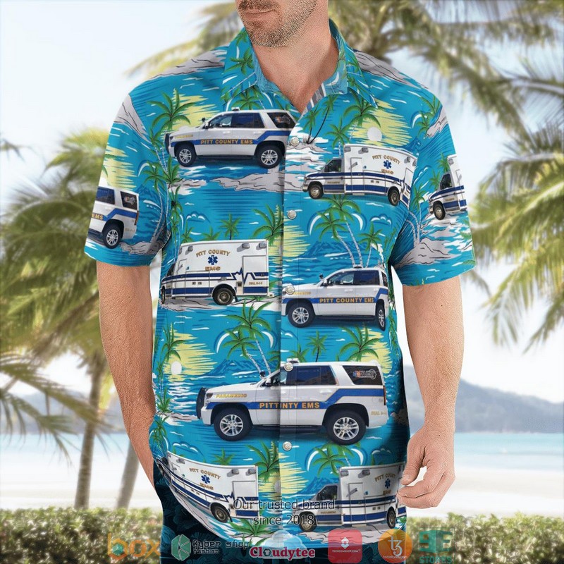 Greenville North Carolina Pitt County EMS 3D Hawaii Shirt 1 2 3