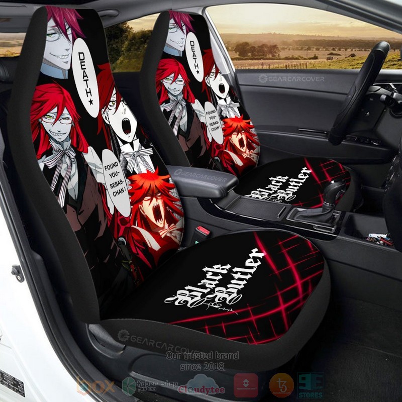 Grell Sutcliff Black Butler Anime Car Seat Cover
