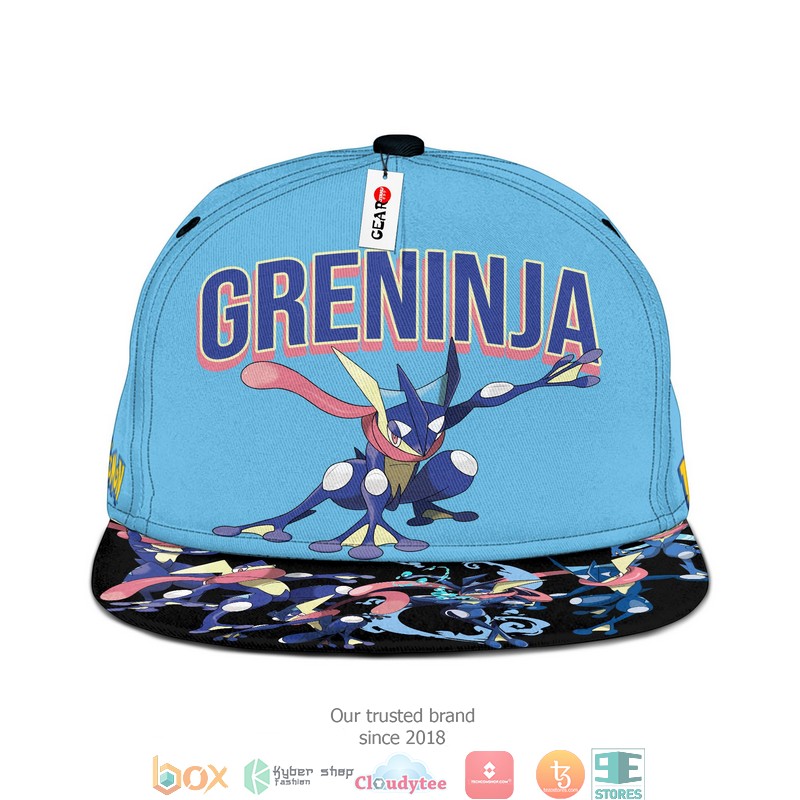 Greninja Pokemon Anime Gifts for Otaku Snapback hat