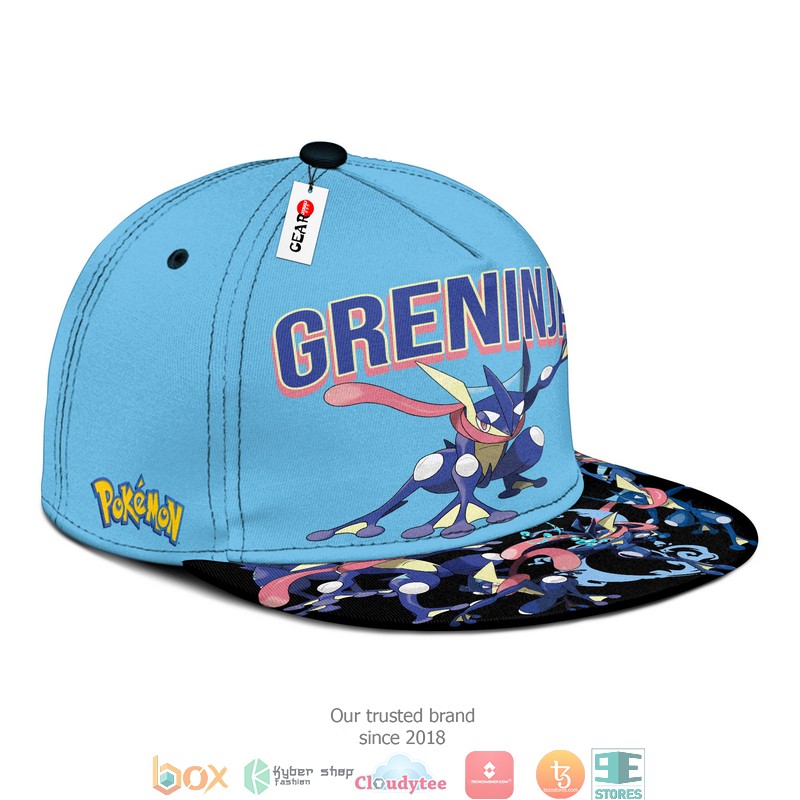Greninja Pokemon Anime Gifts for Otaku Snapback hat 3 Greninja Pokemon Anime Gifts for Otaku Snapback hat 1 2
