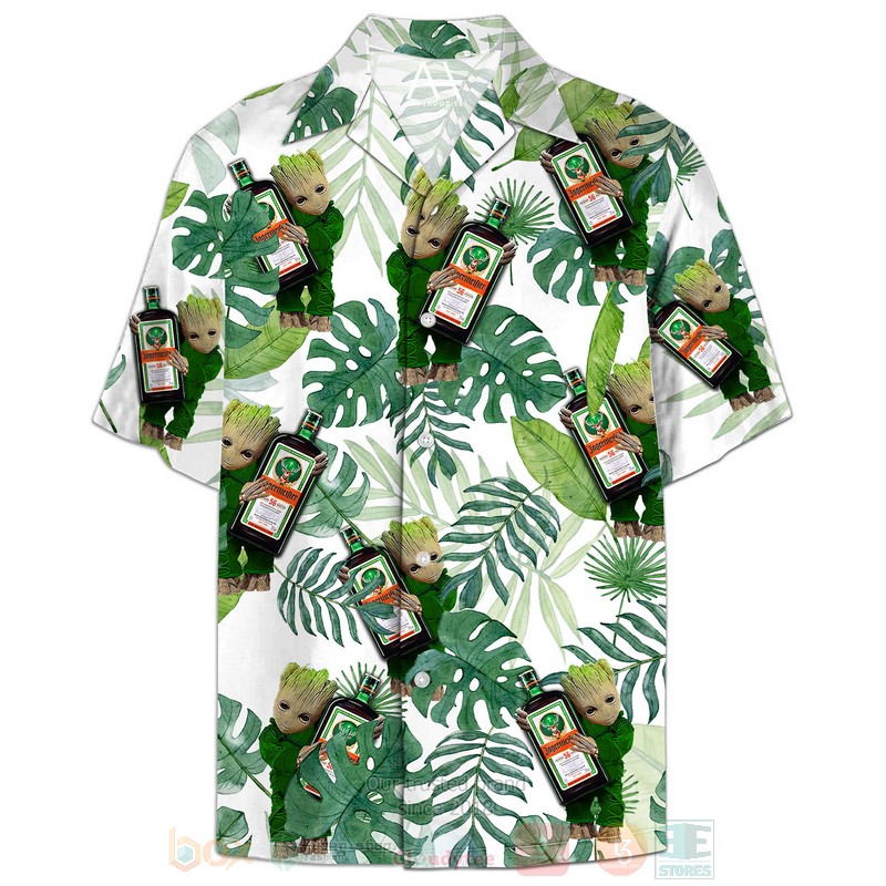 Groot Hug Jagermeister Hawaiian Shirt