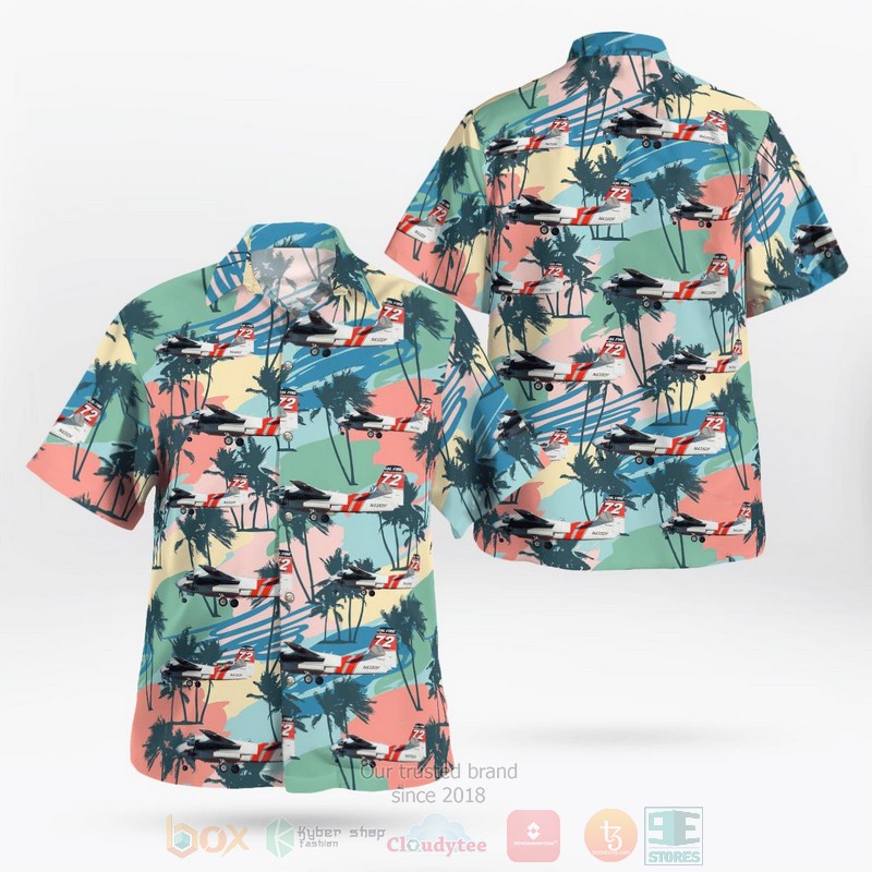 BEST Grumman S-2T Turbo Airtanker Air Tanker 72 CAL Fire 3D Aloha Shirt word3