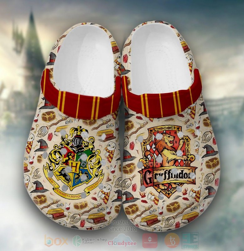 Gryffindor Harry Potter Cream Crocband Crocs Clog Shoes