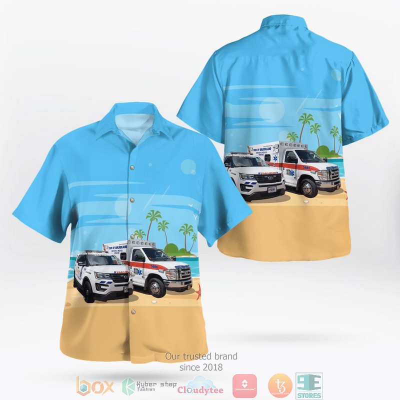 Guilderland Albany County New York Guilderland EMS Hawaiian shirt word2
