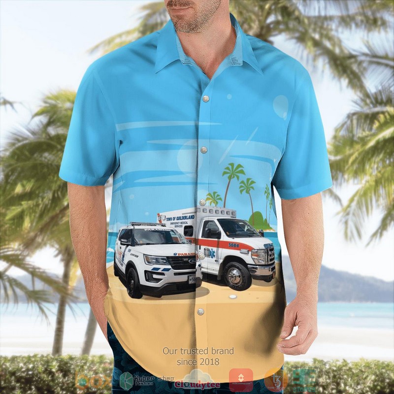 Guilderland Albany County New York Guilderland EMS Hawaiian shirt word2