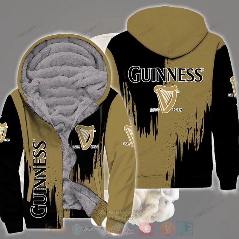 Guinness Fleece Zip Hoodie