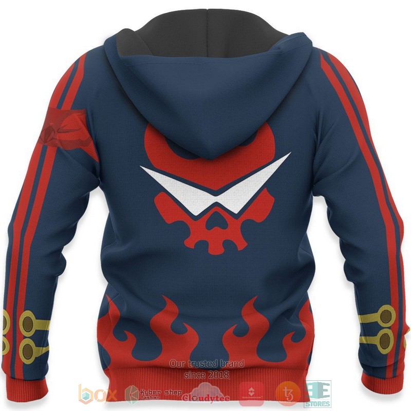 Gurren Lagann Simon Uniform Anime 3D Hoodie Bomber Jacket 1 2 3 4