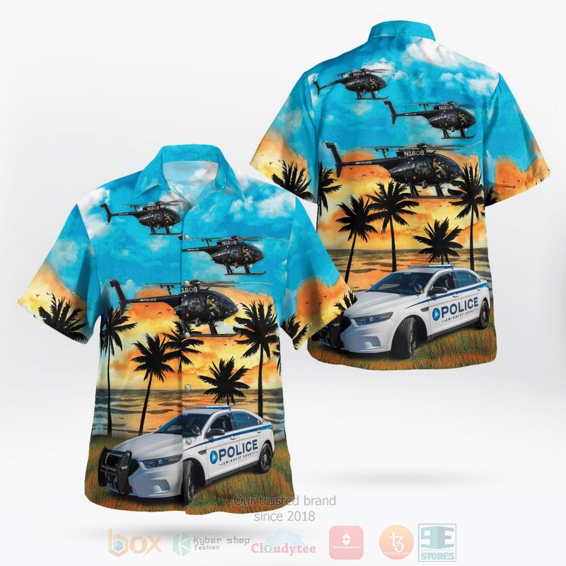 BEST Gwinnett County Police MD Helicopters 369FF & Car 3D Aloha Shirt 1 BEST Gwinnett County Police MD Helicopters 369FF & Car 3D Aloha Shirt word3