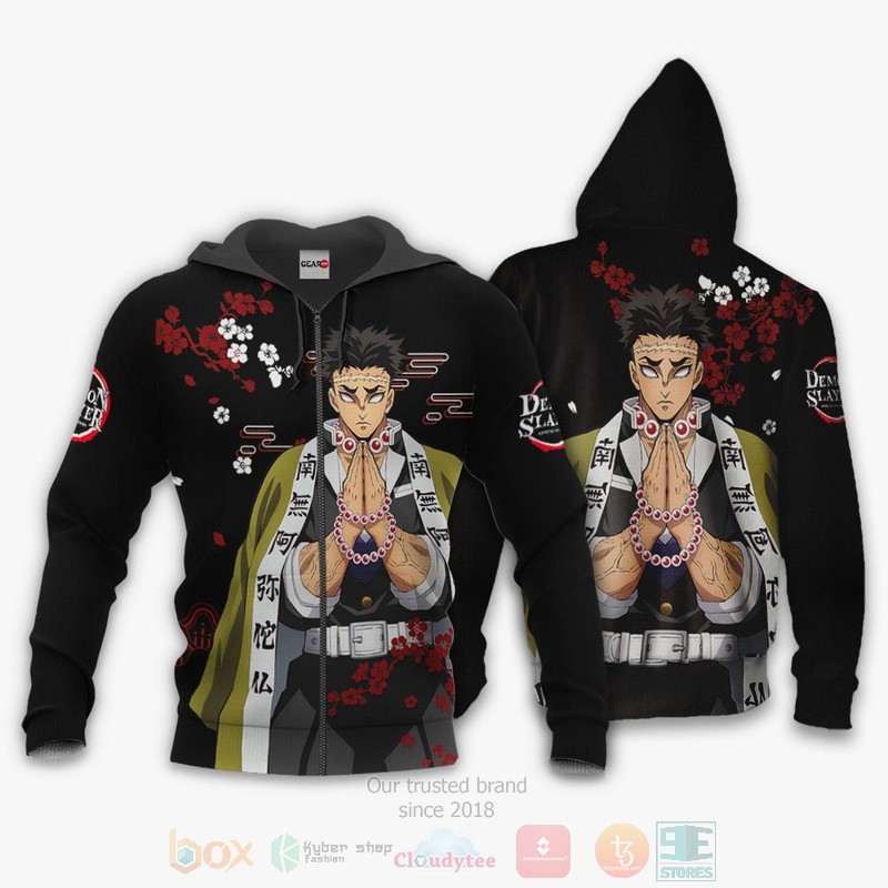 BEST Anime Gyomei Himejima Custom Kimetsu Japan Style All Over Print Hoodie-Bomber Jacket 12 Gyomei Himejima Custom Kimetsu Anime Japan Style 3D Hoodie Bomber Jacket
