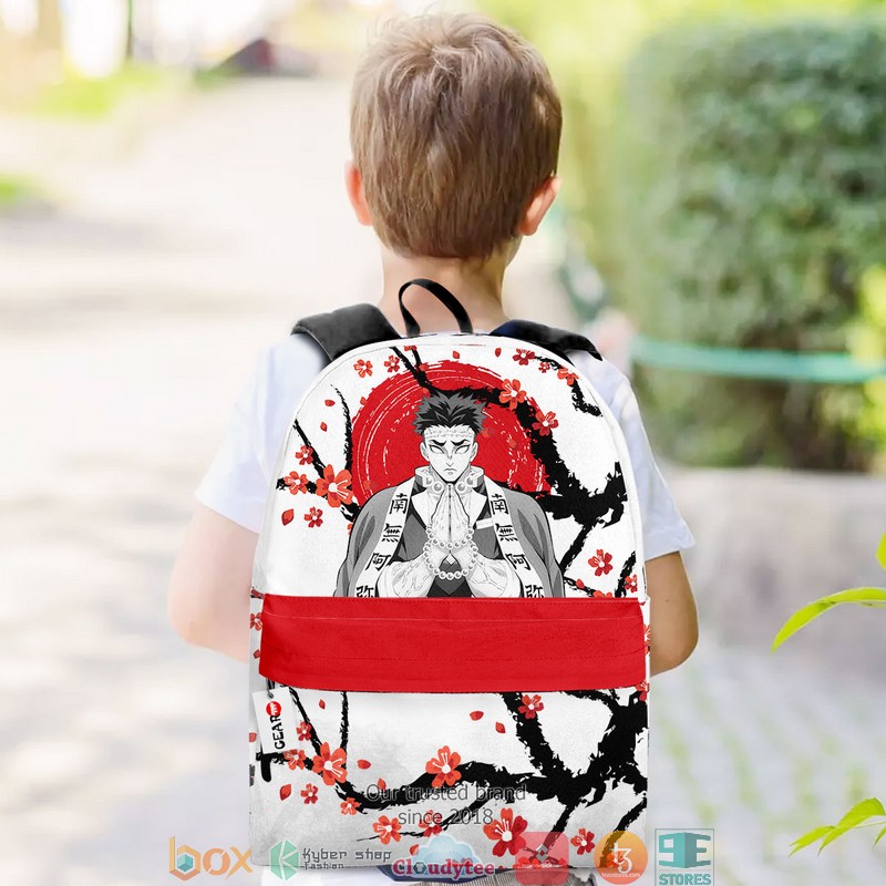 Gyomei Himejima Kimetsu Anime Japan Style Backpack 3 Gyomei Himejima Kimetsu Anime Japan Style Backpack 1 2