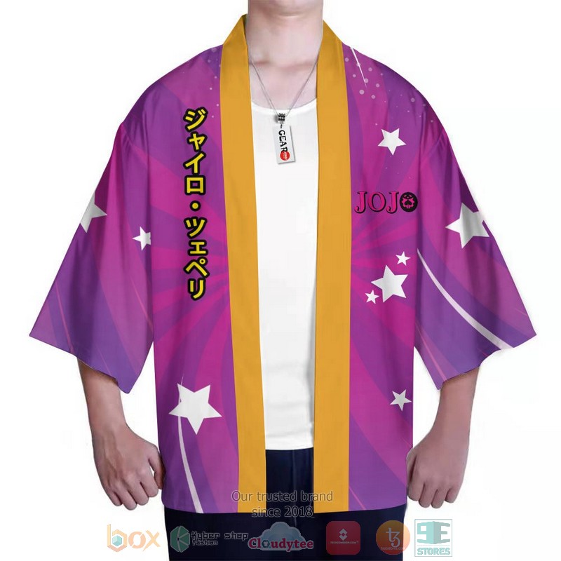 Gyro Zeppeli Anime JoJos Bizarre Adventure Kimono 1