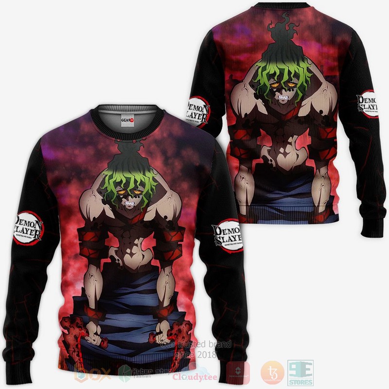 BEST Anime Gyutaro Custom Kimetsu All Over Print Hoodie-Bomber Jacket 2 Gyutaro Custom Kimetsu Anime 3D Hoodie Bomber Jacket 1