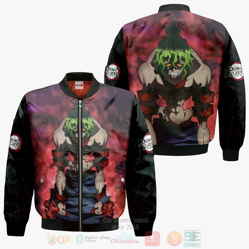 BEST Anime Gyutaro Custom Kimetsu All Over Print Hoodie-Bomber Jacket 4 Gyutaro Custom Kimetsu Anime 3D Hoodie Bomber Jacket 1 2 3