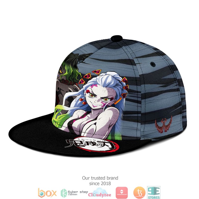 Gyutaro and Daki Kimetsu Anime For Otaku Snapback hat 1