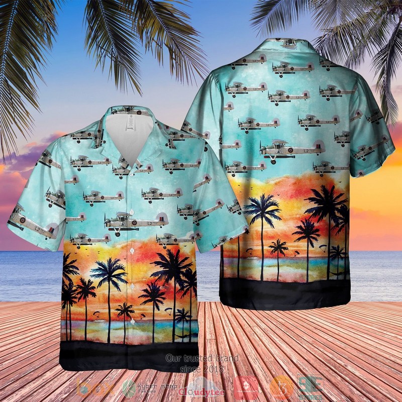 Royal Navy Historical Fairey Swordfish Hawaiian Shirt