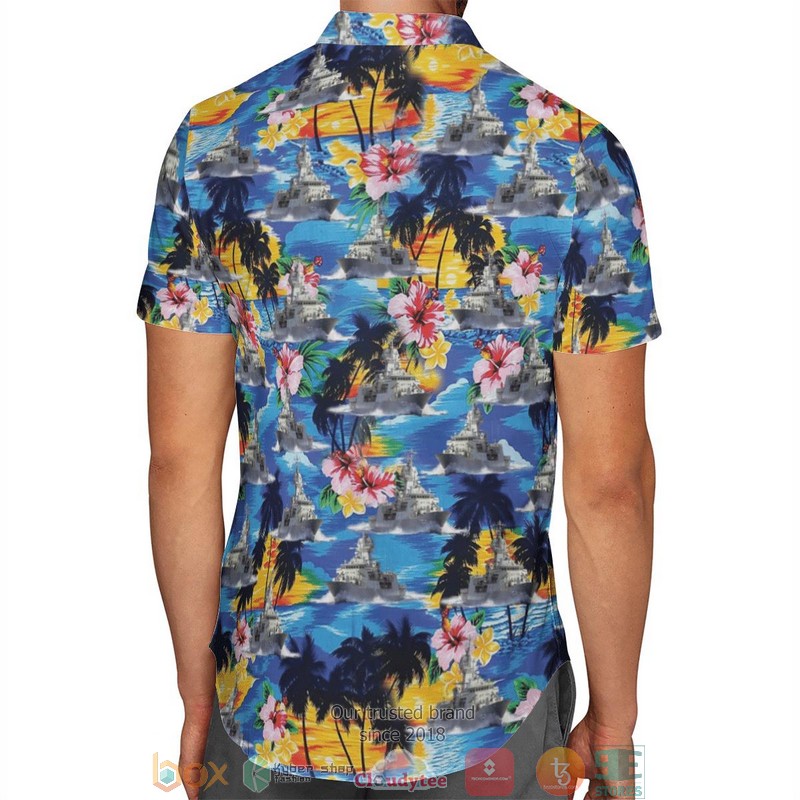 HMAS Anzac FFH 150 Australia Hawaiian Shirt, Short 2 HMAS Anzac FFH 150 Australia Hawaiian Shirt Short 1