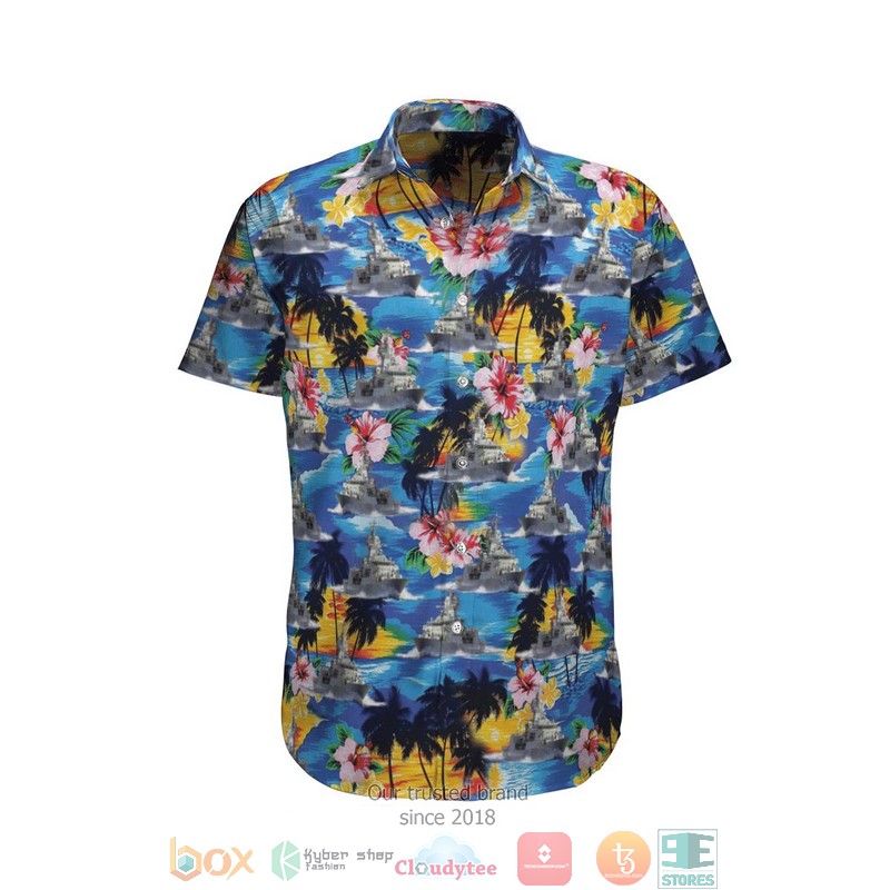 HMAS Anzac FFH 150 Australia Hawaiian Shirt, Short 3 HMAS Anzac FFH 150 Australia Hawaiian Shirt Short 1 2