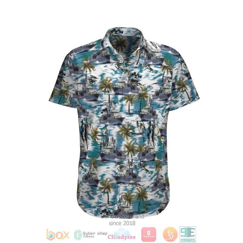 HMAS Anzac FFH 150 Royal Australian Navy Hawaiian Shirt 3 HMAS Anzac FFH 150 Royal Australian Navy Hawaiian Shirt