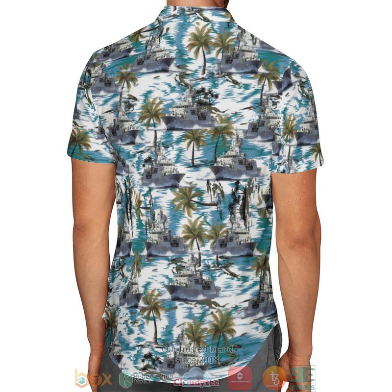 HMAS Anzac FFH 150 Royal Australian Navy Hawaiian Shirt 3 HMAS Anzac FFH 150 Royal Australian Navy Hawaiian Shirt 1 2