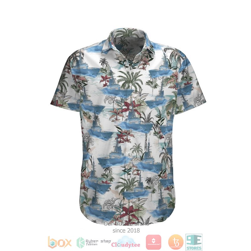 HMAS Hobart DDG 39 Royal Australian Navy Hawaiian Shirt 6 HMAS Hobart DDG 39 Royal Australian Navy Hawaiian Shirt
