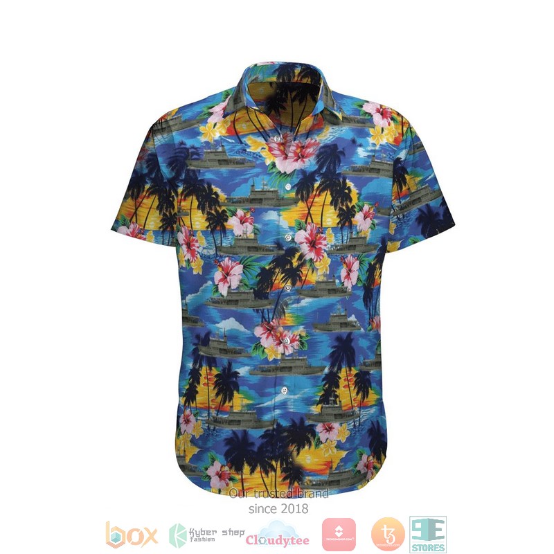 HMAS Leeuwin A 245 Royal Australian Navy Hawaiian Shirt 2 HMAS Leeuwin A 245 Royal Australian Navy Hawaiian Shirt
