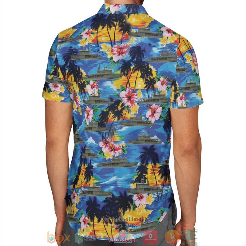 HMAS Leeuwin A 245 Royal Australian Navy Hawaiian Shirt 3 HMAS Leeuwin A 245 Royal Australian Navy Hawaiian Shirt 1 2