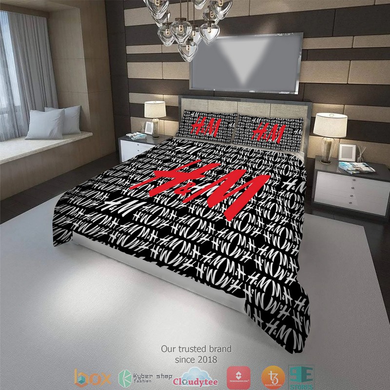 HM black bedding set