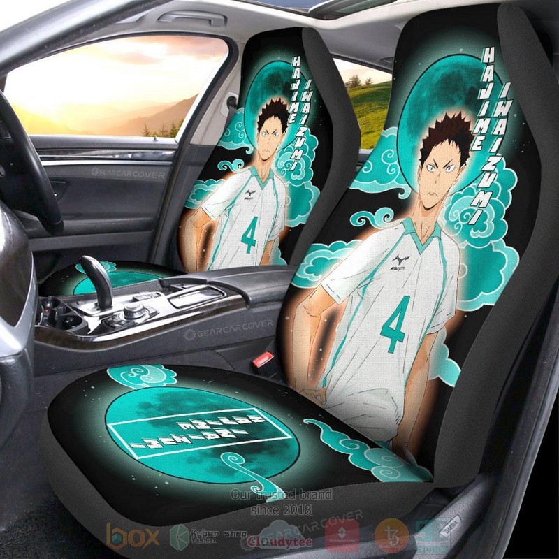 Hajime Iwaizumi Haikyuu Anime Car Seat Cover 1