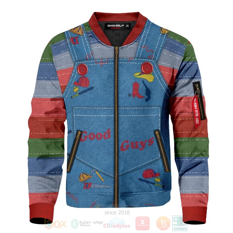 BEST Halloween Chucky the Doll 3D Zipper Bomber Jacket