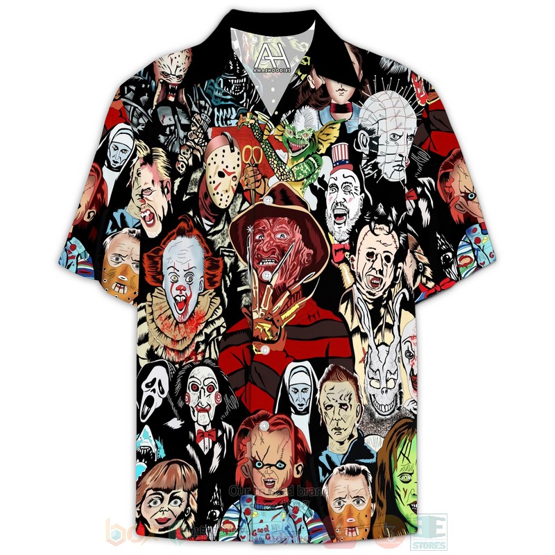 Halloween Villians Hawaiian Shirt