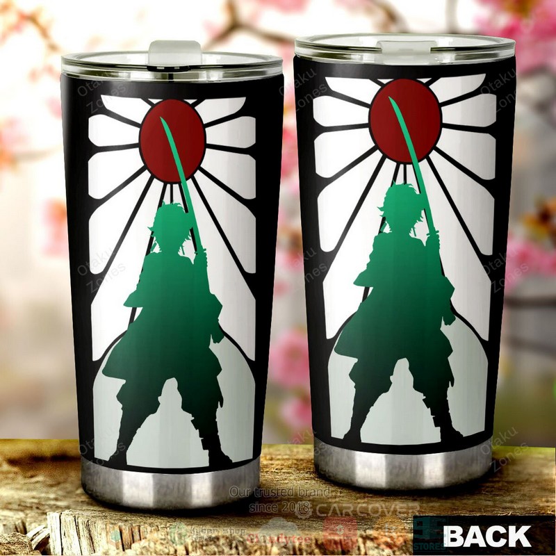 BEST Hanafuda Tanjiro Demon Slayer Anime 3D Steel Tumbler 3 Hanafuda Tanjiro Demon Slayer Anime Tumbler 1 2