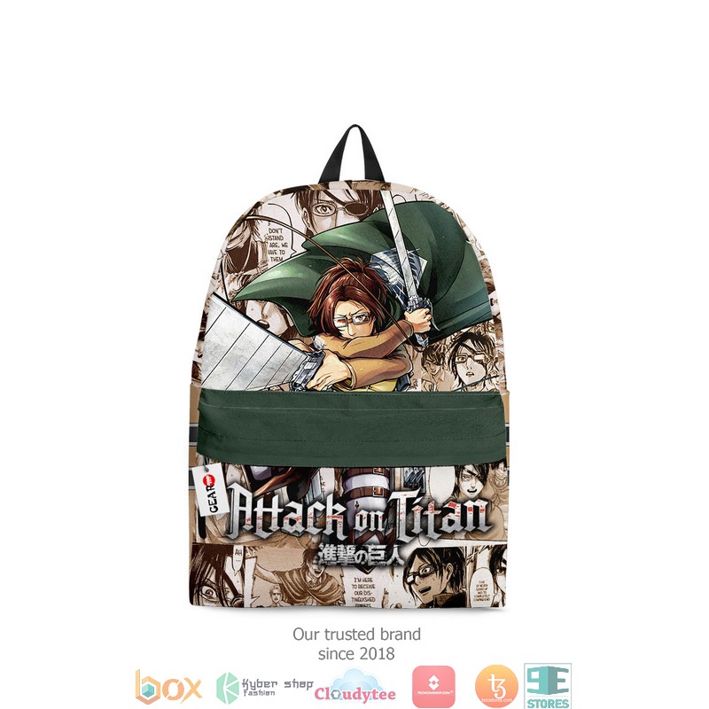Hange Zoe Attack on Titan Anime Manga Style Backpack
