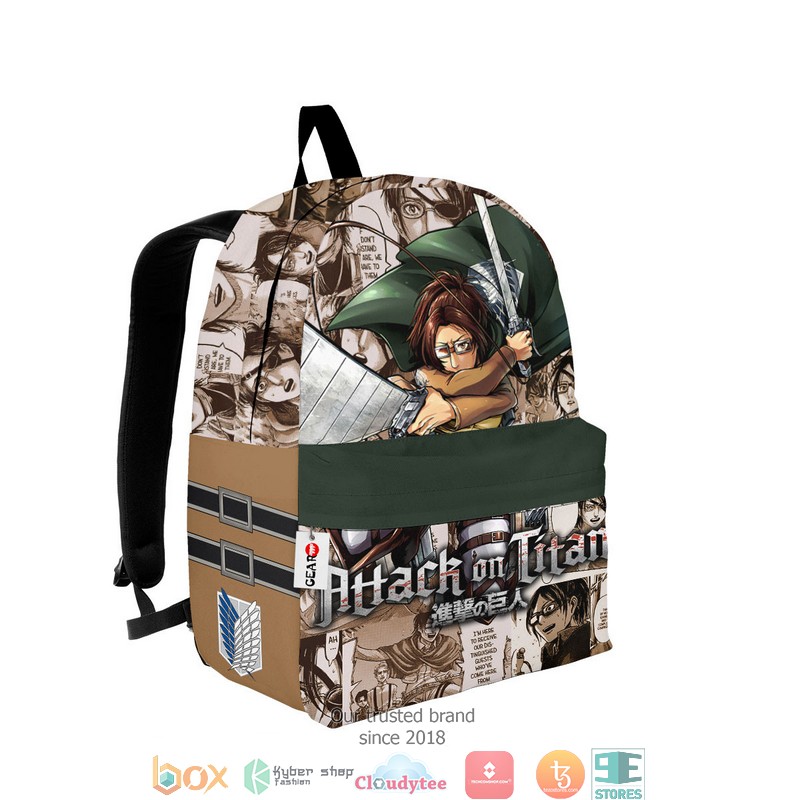 Hange Zoe Attack on Titan Anime Manga Style Backpack 1