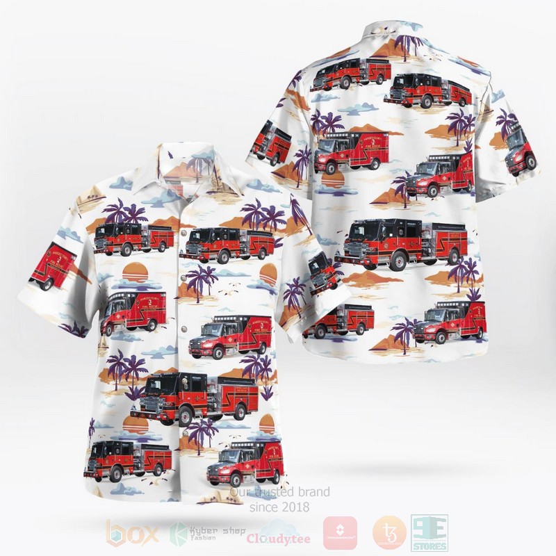BEST Hardee County Florida Fire Department 3D Aloha Shirt word3