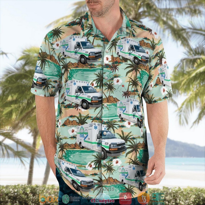 Harney County Oregon Harney District Hospital EMS 3D Hawaii Shirt 1 2 3