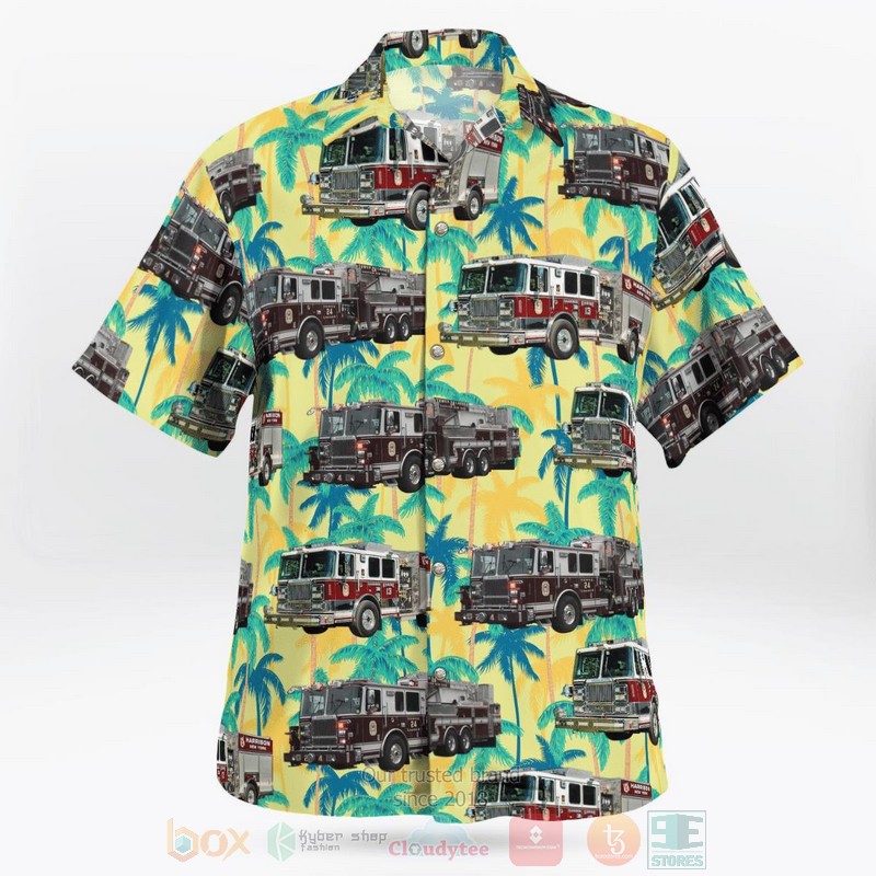 BEST Harrison, New York, Harrison Fire Department 3D Aloha Shirt 2 BEST Harrison, New York, Harrison Fire Department 3D Aloha Shirt word3