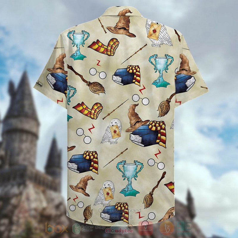 BEST Harry Potter Cream 3D Aloha Shirt 4 BEST Harry Potter Cream 3D Aloha Shirt word1